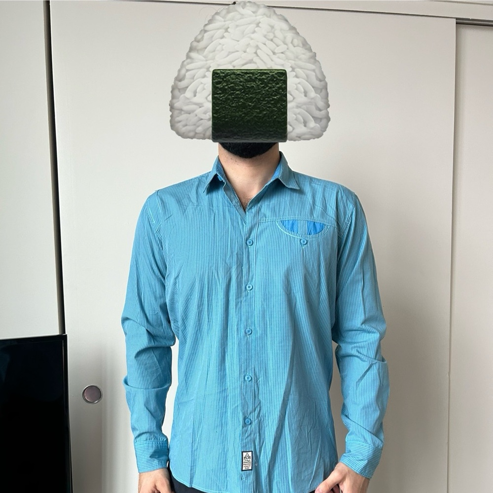 Zara blue button down